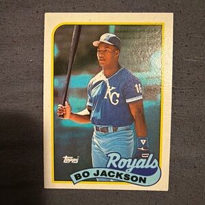 Topps Blue and White Royals Baseball Card